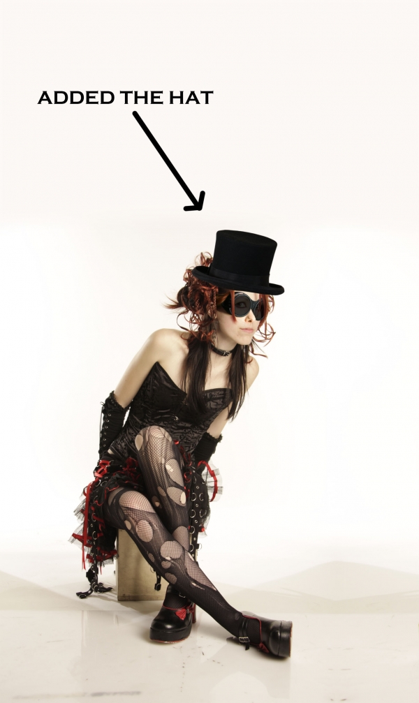 Creation of Steampunk Girl: Step 4